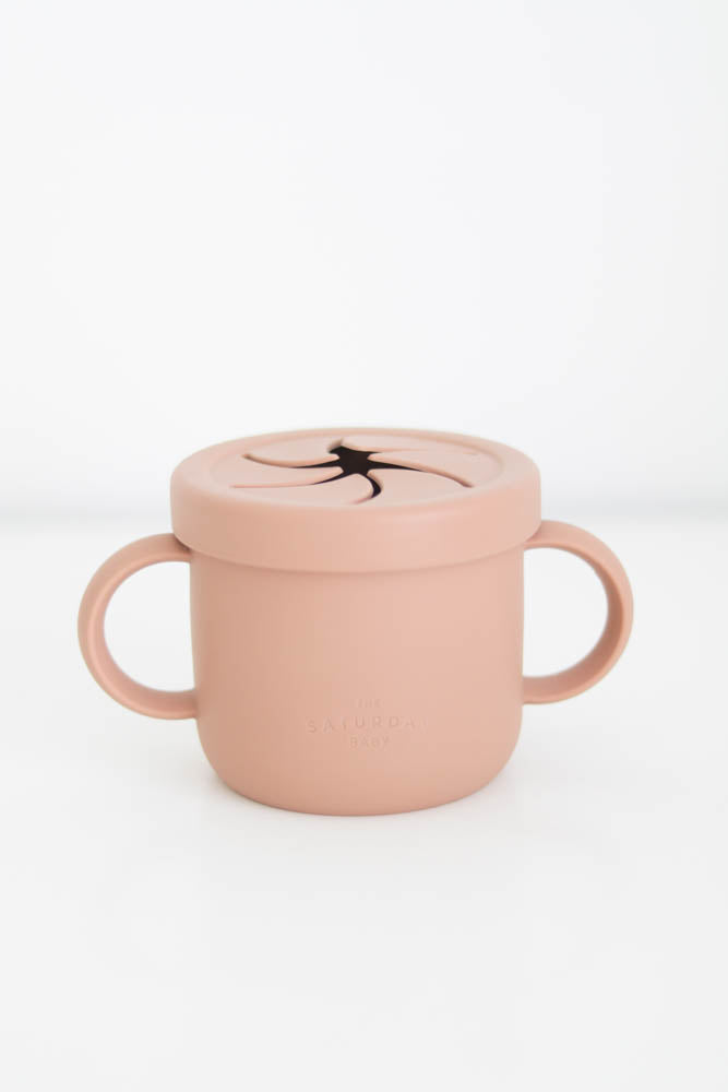 Coral Snack Cup From The Saturday Baby