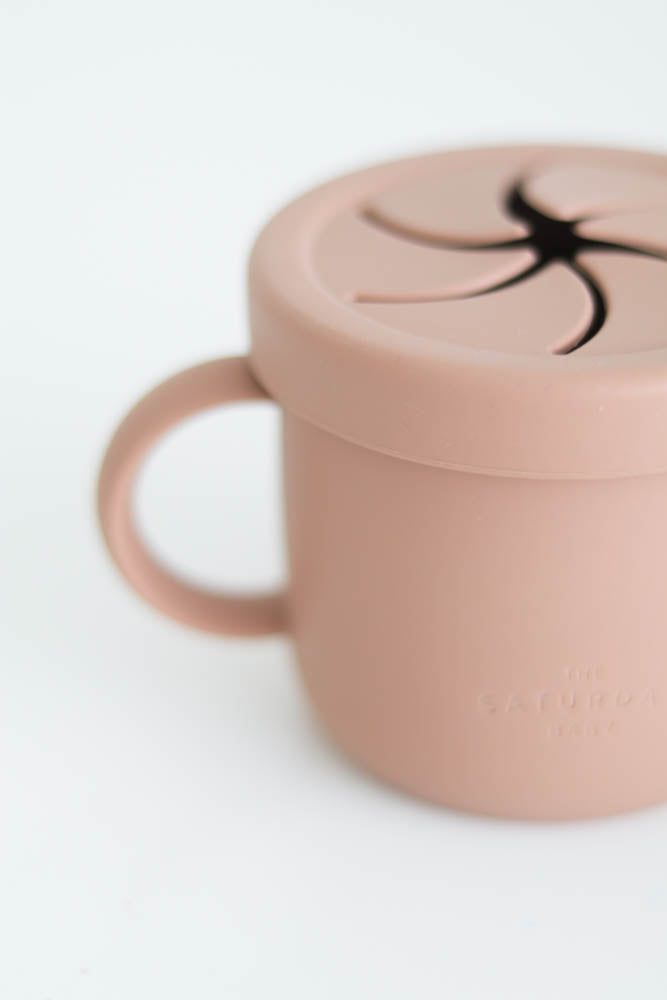 Coral Snack Cup From The Saturday Baby
