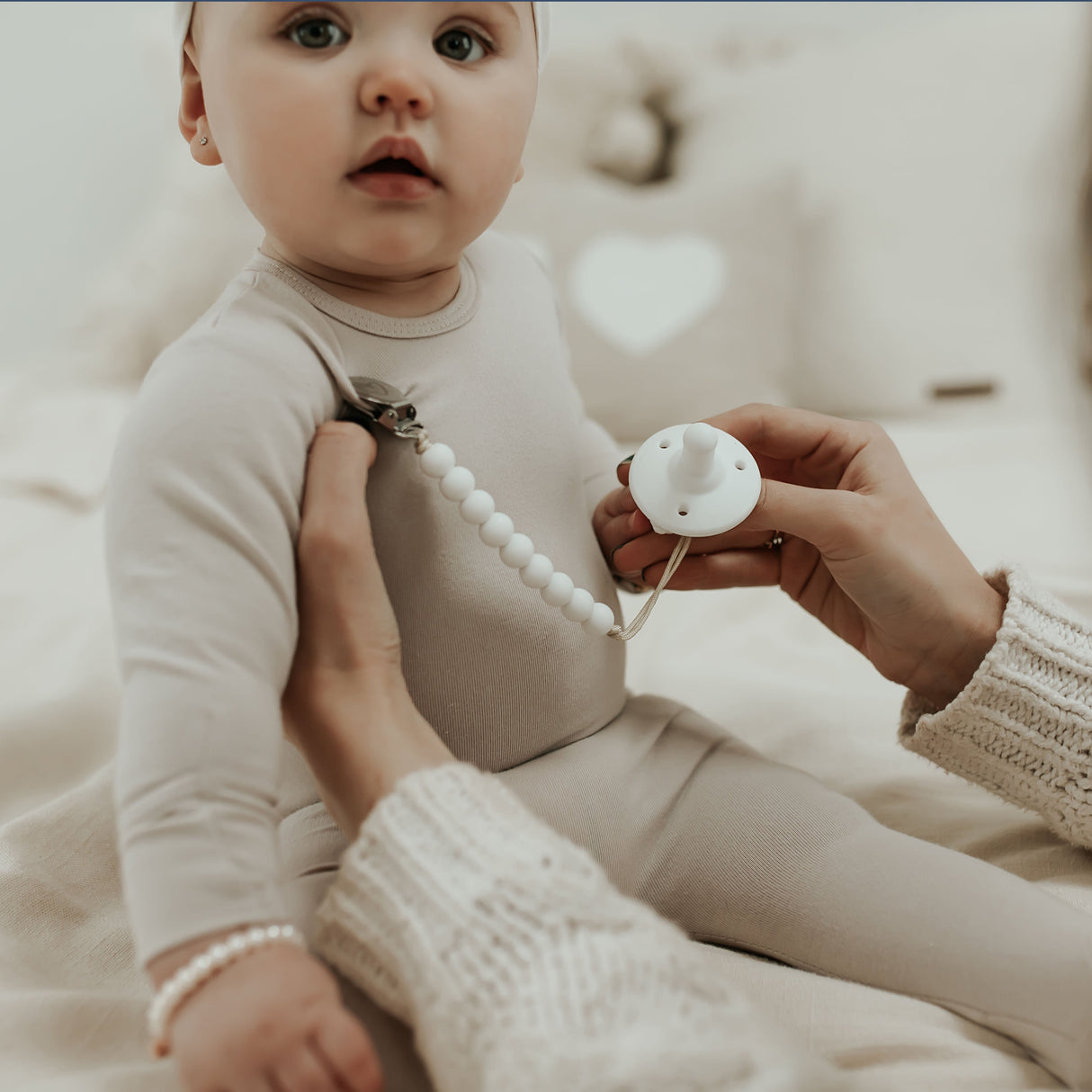 Lulababe Pacifier Clip from Bleu La La