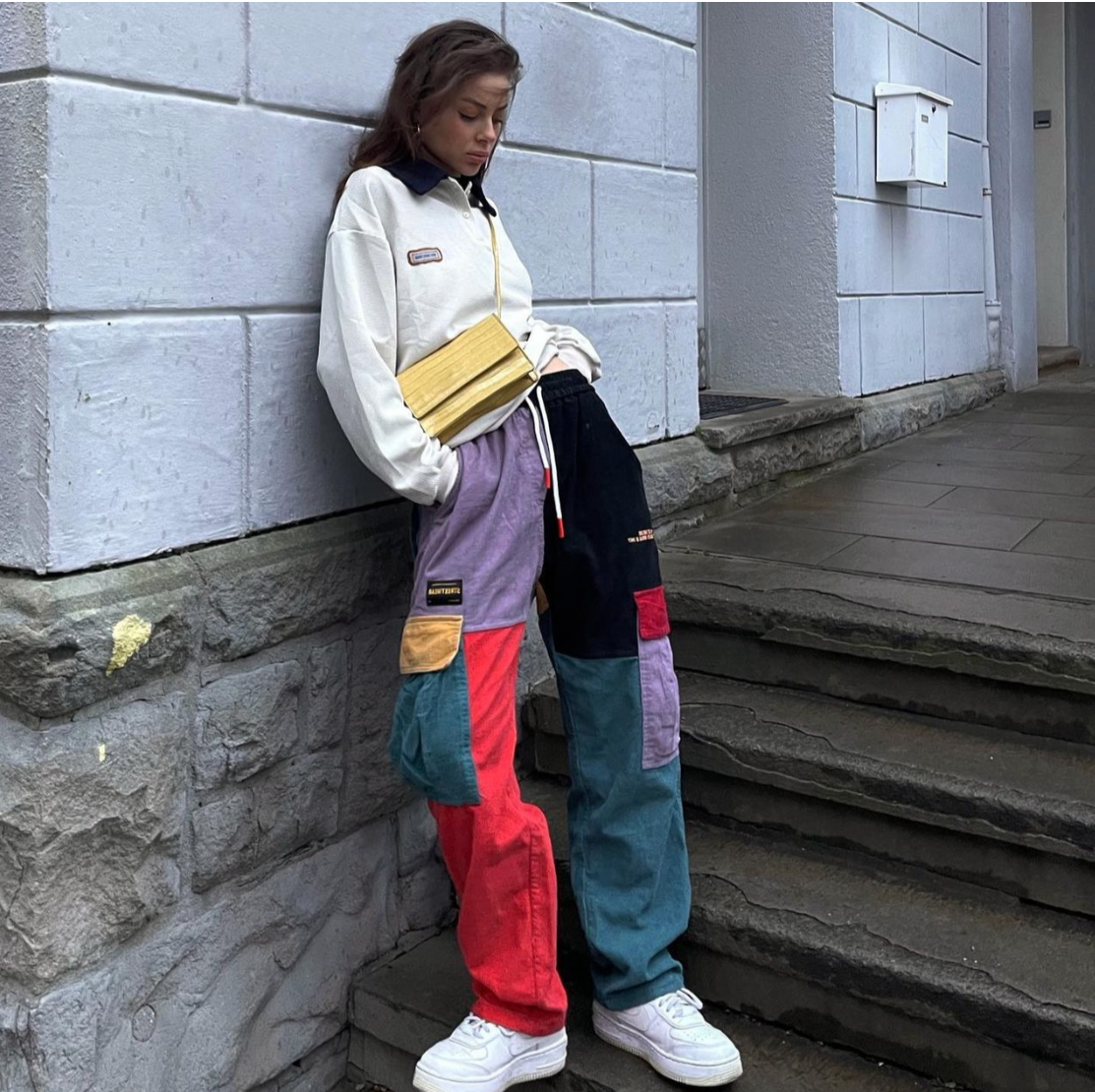NP2 Urban Patchwork Cargo Pants from Niepce Inc