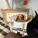 Holiday Panel: Halloween October Fall Autumn Hocus Pocus Cauldron Spell Party Cackle; WITCHES BREW From PillowPanels