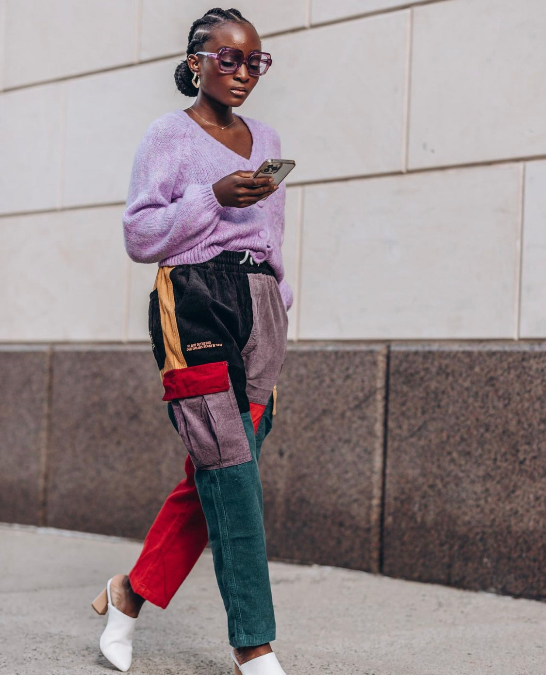 NP2 Urban Patchwork Cargo Pants from Niepce Inc