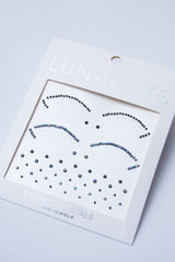 Black Face Gem | Iridescent Cut-Crease Face Jewel from Lunautics