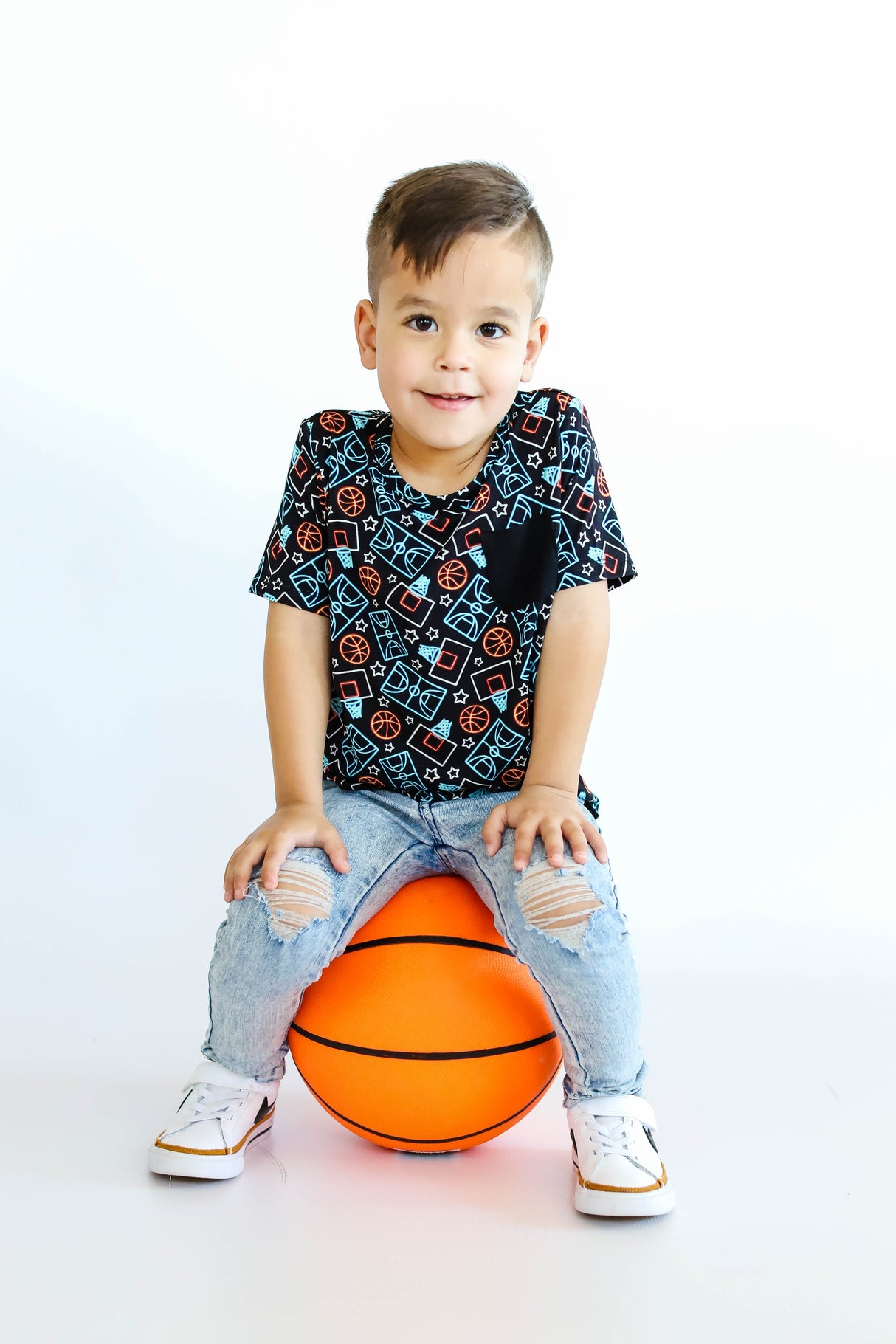 DUNKIN' VIBES DREAM POCKET TEE from DREAM BIG LITTLE CO