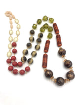 Aztec Beach Rosary Rope Chain Necklace from Leetie Lovendale