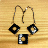 Black & Figaro Chain Necklace from Leetie Lovendale