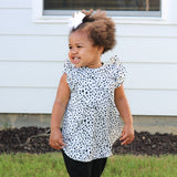 Organic Dot Flutter Bapron from BapronBaby