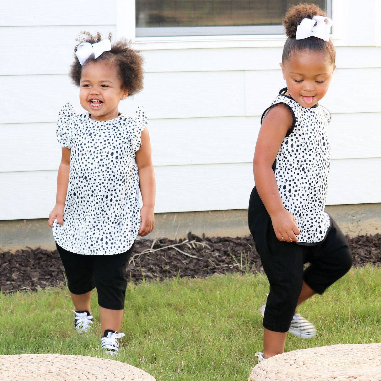 Organic Dot Flutter Bapron from BapronBaby
