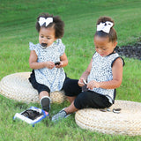 Organic Dot Flutter Bapron from BapronBaby