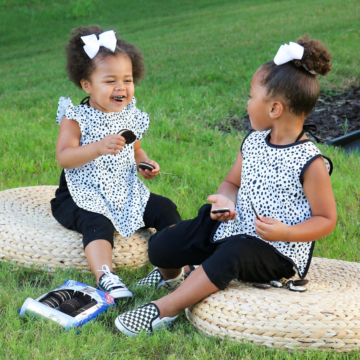 Organic Dot Flutter Bapron from BapronBaby