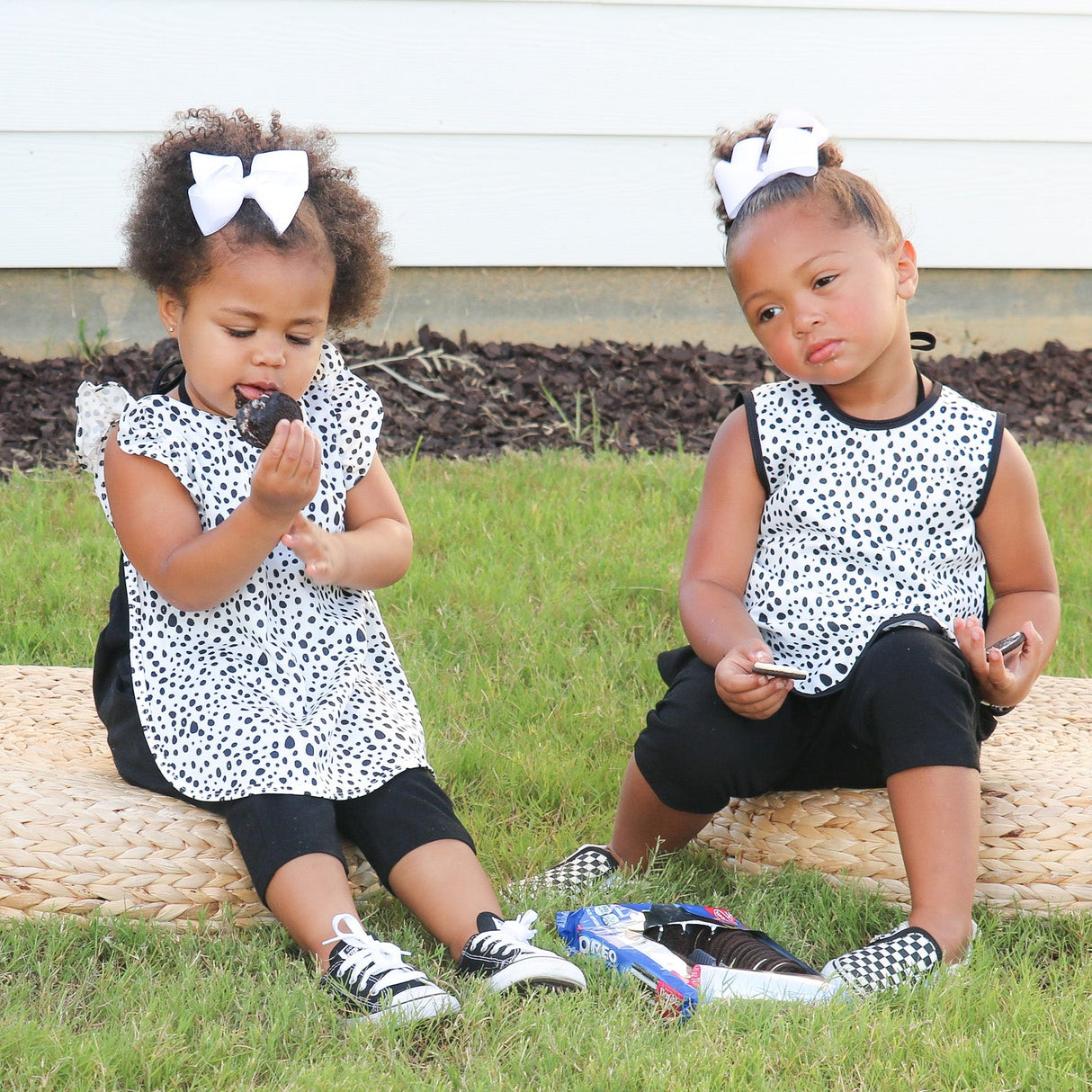 Organic Dot Flutter Bapron from BapronBaby