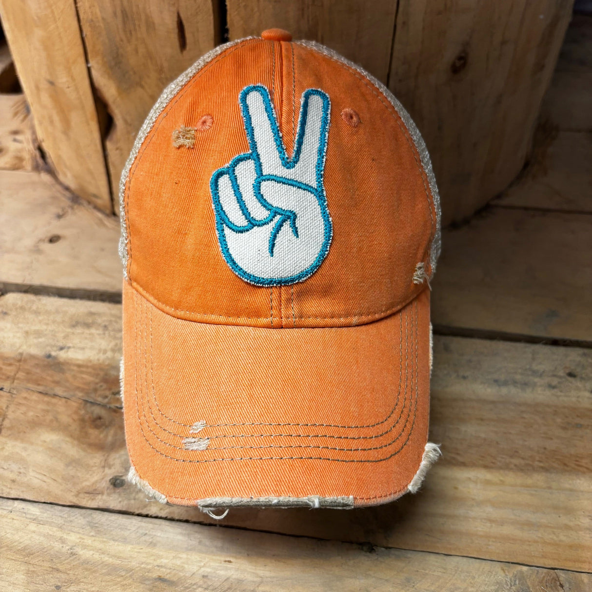 Peace Fingers Hat from The Goat Stock