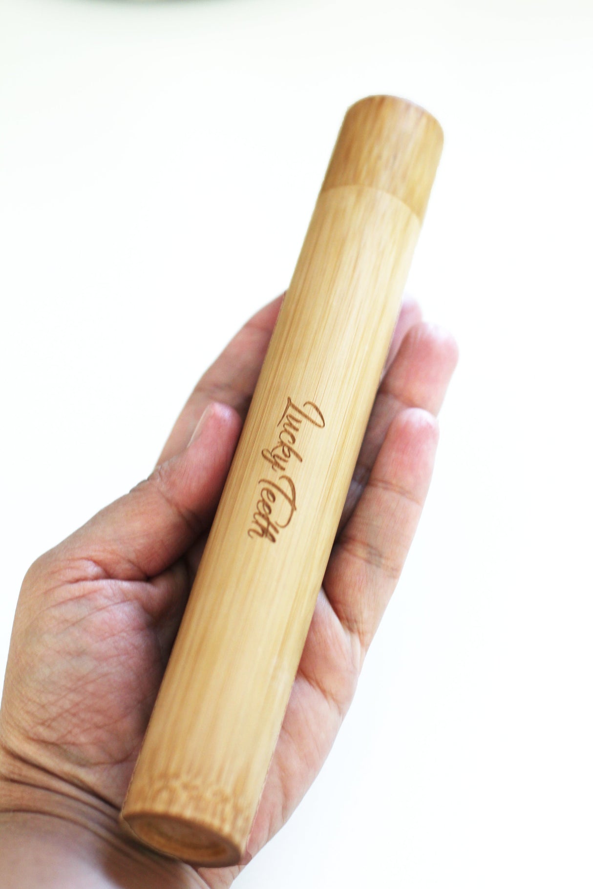 Bamboo Toothbrush Travel & Storage Case from Lucky Teeth