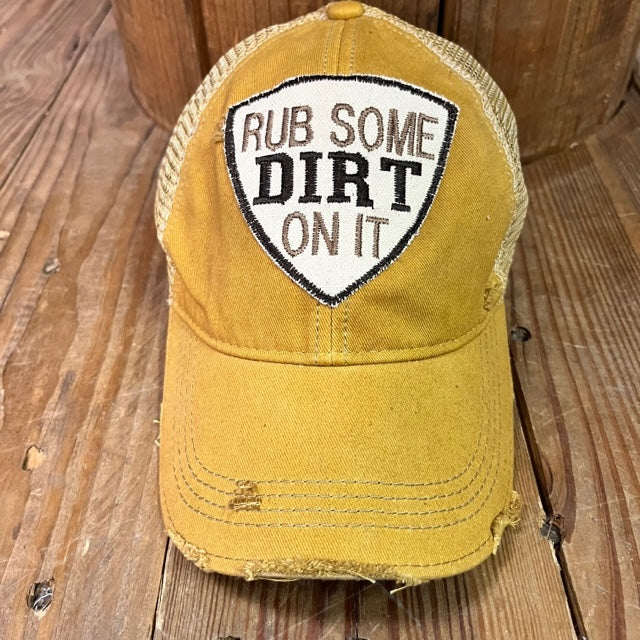 Rub Dirt Hat from The Goat Stock