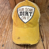 Rub Dirt Hat from The Goat Stock