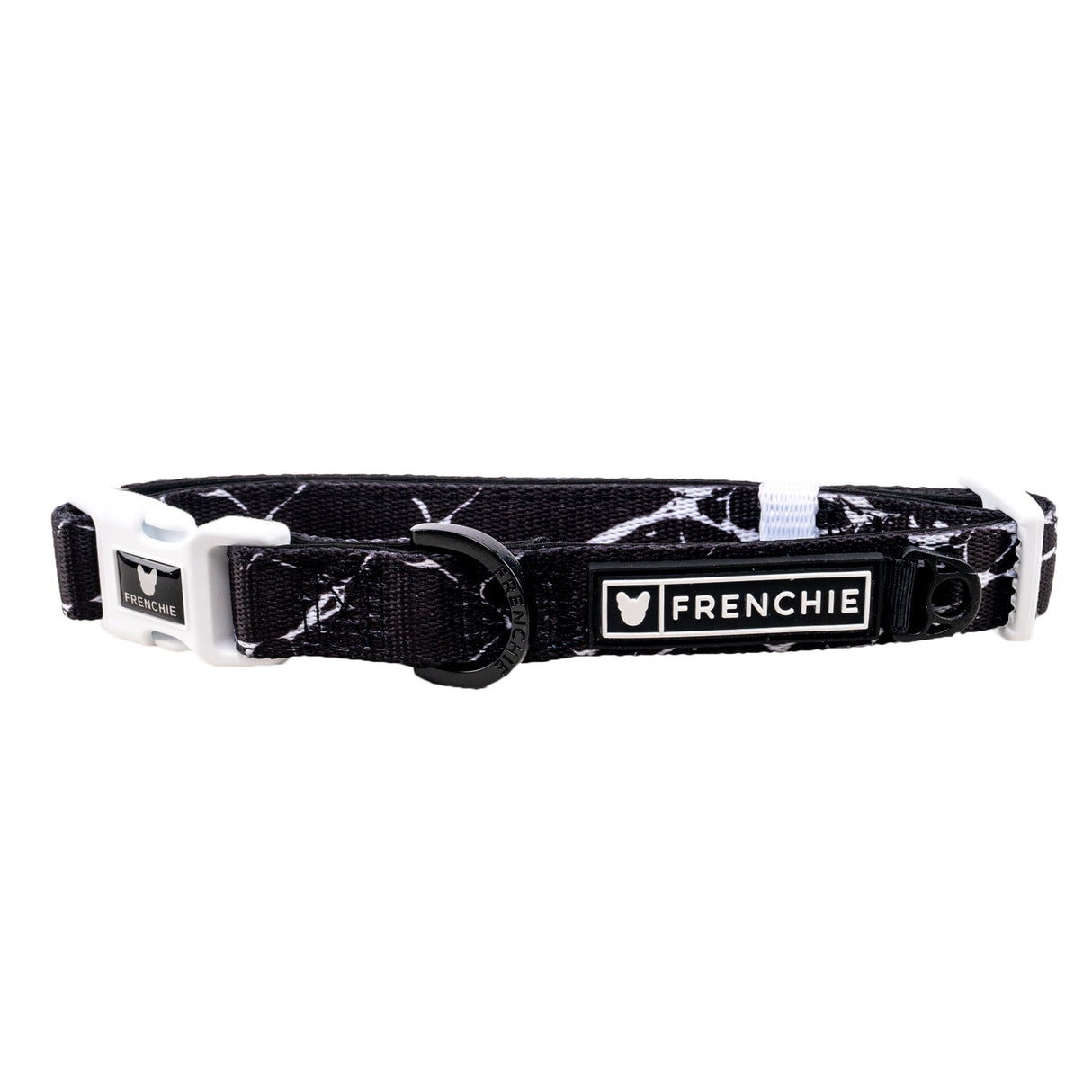 Frenchie Comfort Collar - Black Marble from Frenchie Bulldog