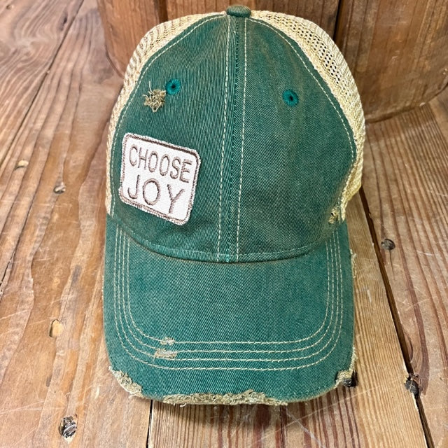 Choose Joy Green Hat From The Goat Stock