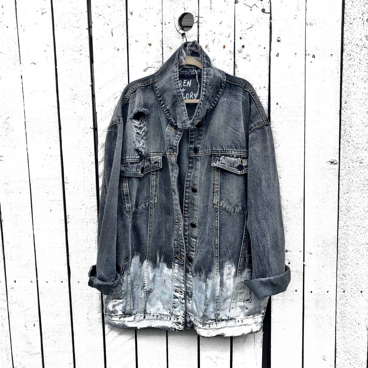 'FREE BIRD' DENIM JACKET from Wren + Glory