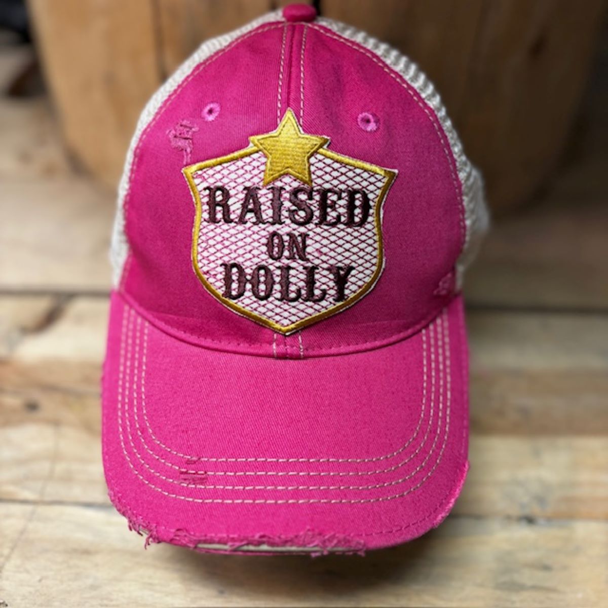Raised on Dolly Hat from The Goat Stock