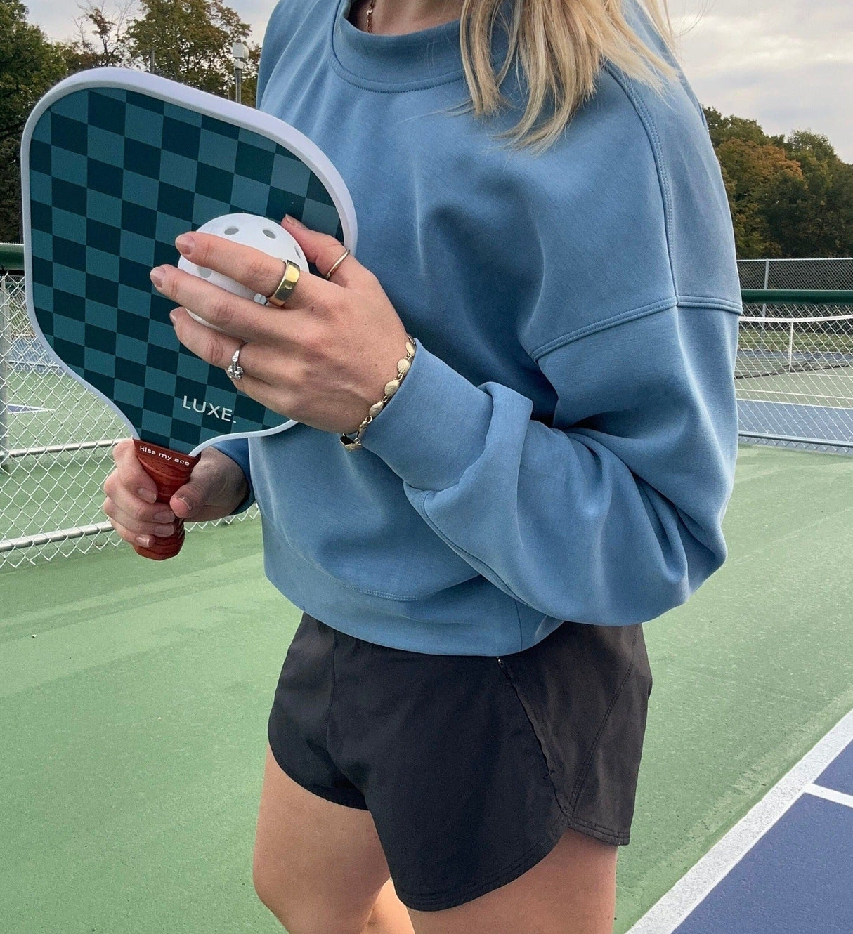 Blue Checker from LUXE Pickleball
