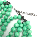 Acid Green Best Marbled Sylvie Necklace from Leetie Lovendale