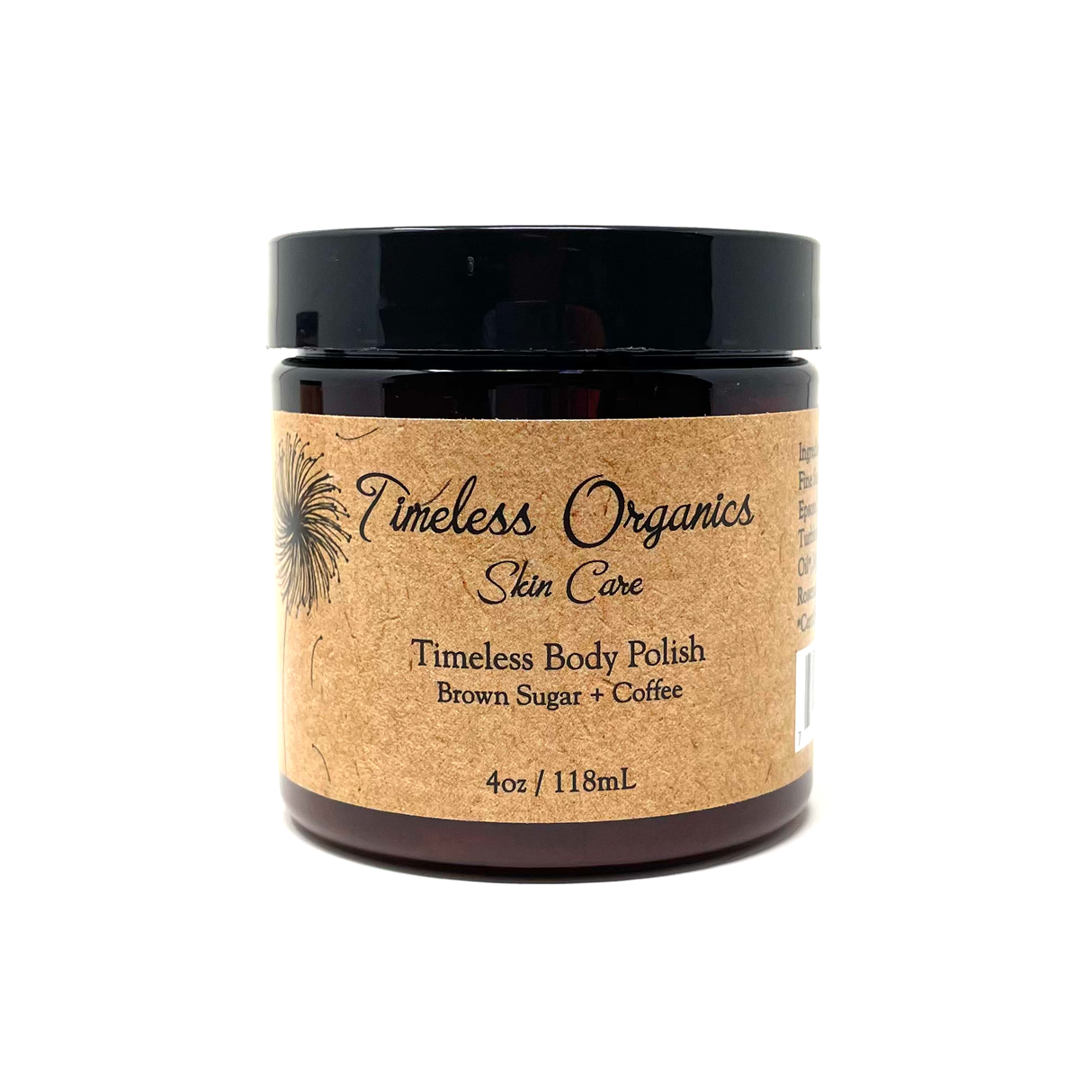 Body Polish - Coffee + Mocha from Timeless Organics Skin Care