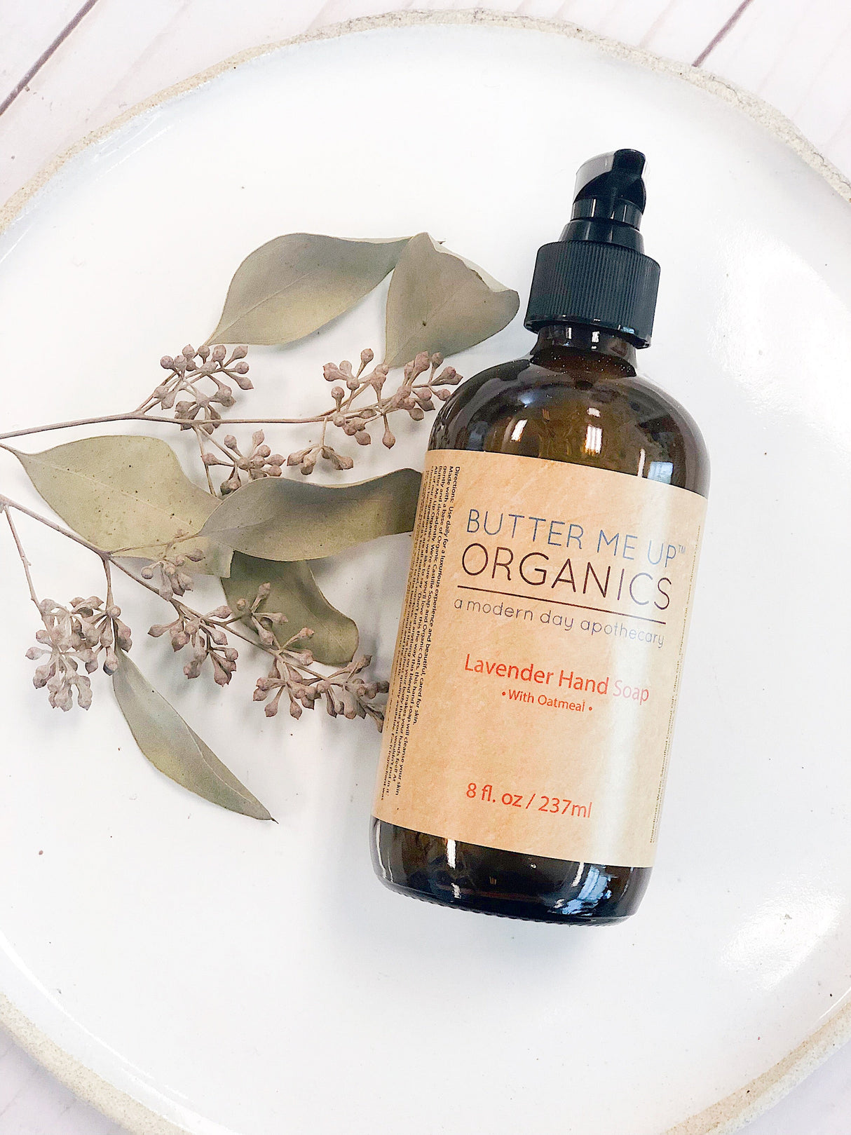 Organic Oatmeal Hand Soap from Butter Me Up Organics