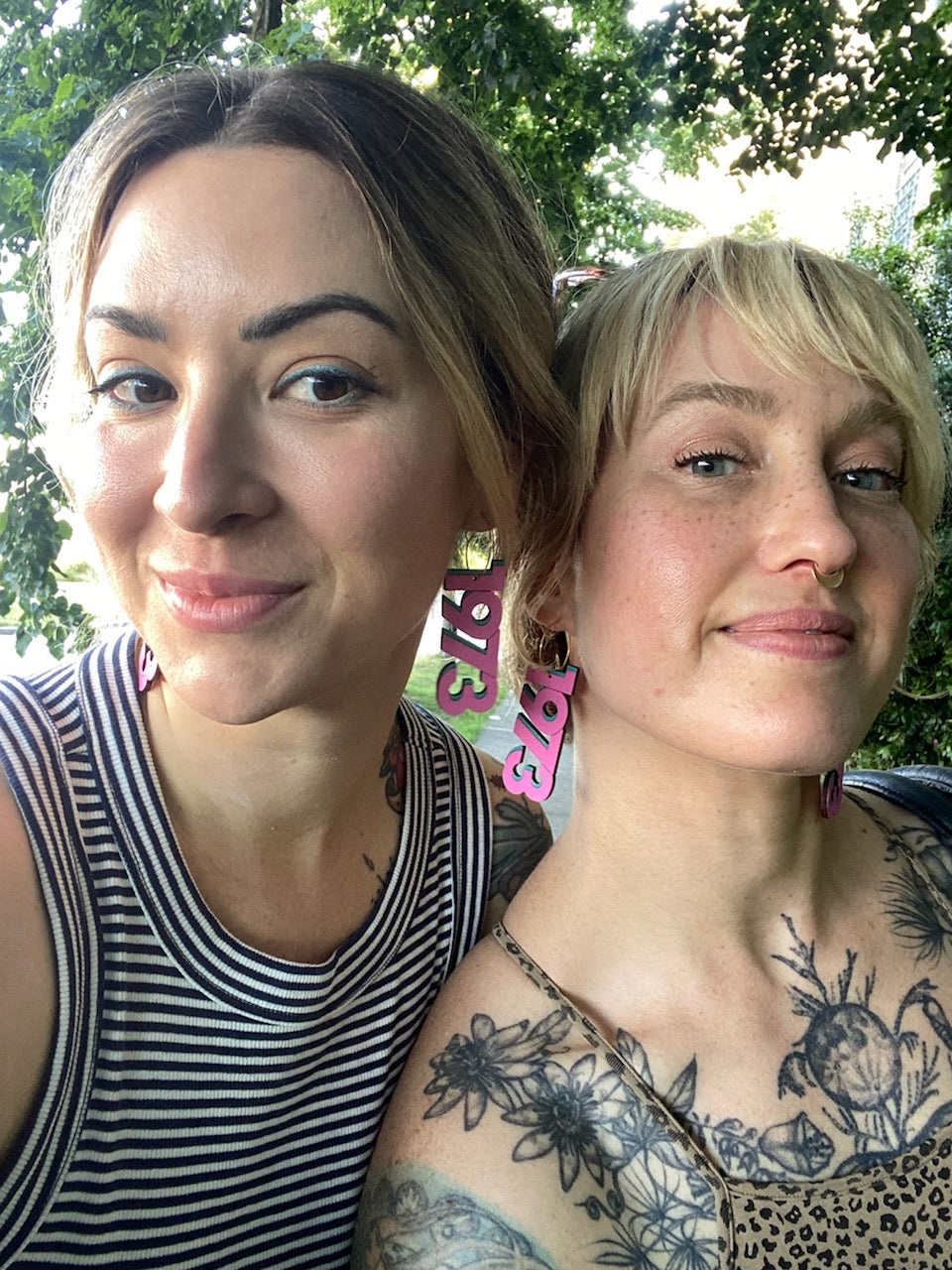 1973 Pink Hoops from LE CHIC MIAMI