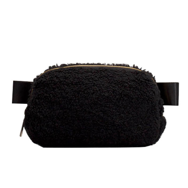 The Lennon Sherpa Belt Bag, Sling Bag, Waist Bag | Black from Babs+Birdie