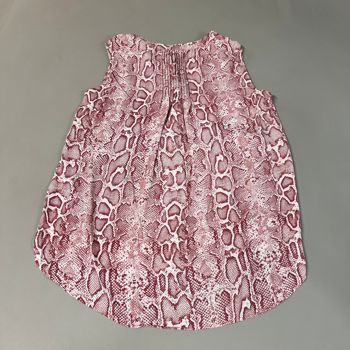 CHELSEA & THEODORE Sleeveless Blouse Women's Size S Pink Python 2165072 (NEW) from PayWut