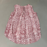 CHELSEA & THEODORE Sleeveless Blouse Women's Size S Pink Python 2165072 (NEW) from PayWut