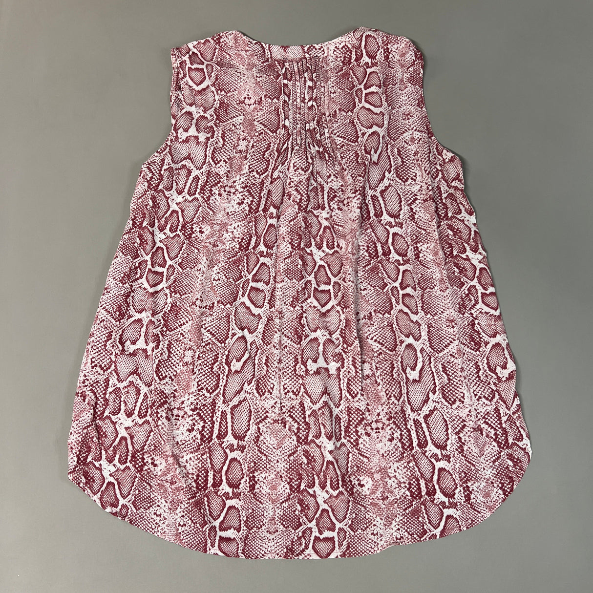 CHELSEA & THEODORE Sleeveless Blouse Women's Size M Pink Python 2165072 (NEW) from PayWut