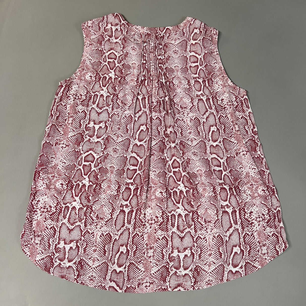 CHELSEA & THEODORE Sleeveless Blouse Women's Size L Pink Python 2165072 (NEW) from PayWut