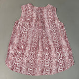 CHELSEA & THEODORE Sleeveless Blouse Women's Size L Pink Python 2165072 (NEW) from PayWut