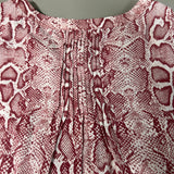 CHELSEA & THEODORE Sleeveless Blouse Women's Size L Pink Python 2165072 (NEW) from PayWut