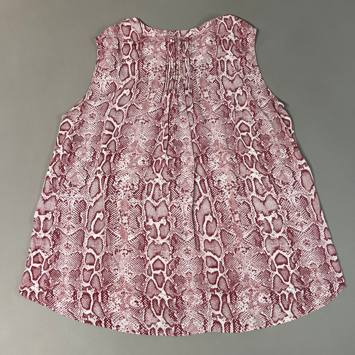 CHELSEA & THEODORE Sleeveless Blouse Women's Size XL Pink Python 2165072 (NEW) from PayWut