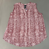 CHELSEA & THEODORE Sleeveless Blouse Women's Size XXL Pink Python 2165072 (NEW) from PayWut