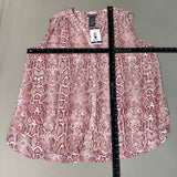 CHELSEA & THEODORE Sleeveless Blouse Women's Size XXL Pink Python 2165072 (NEW) from PayWut