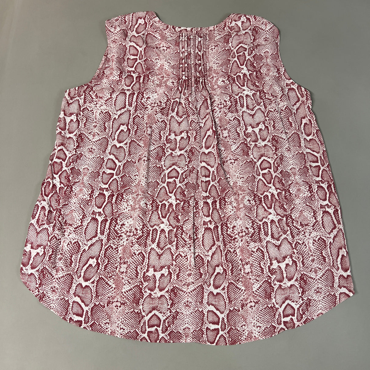 CHELSEA & THEODORE Sleeveless Blouse Women's Size XXL Pink Python 2165072 (NEW) from PayWut