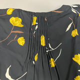 CHELSEA & THEODORE Sleeveless Blouse Women's Size M Black/Yellow Tulip 2165072 (NEW) from PayWut