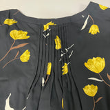 CHELSEA & THEODORE Sleeveless Blouse Women's Size XXL Black/Yellow Tulip 2165072 (NEW) from PayWut
