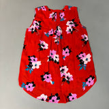 CHELSEA & THEODORE Sleeveless Blouse Women's Size S Red Floral Paisley 2165072 (NEW) from PayWut