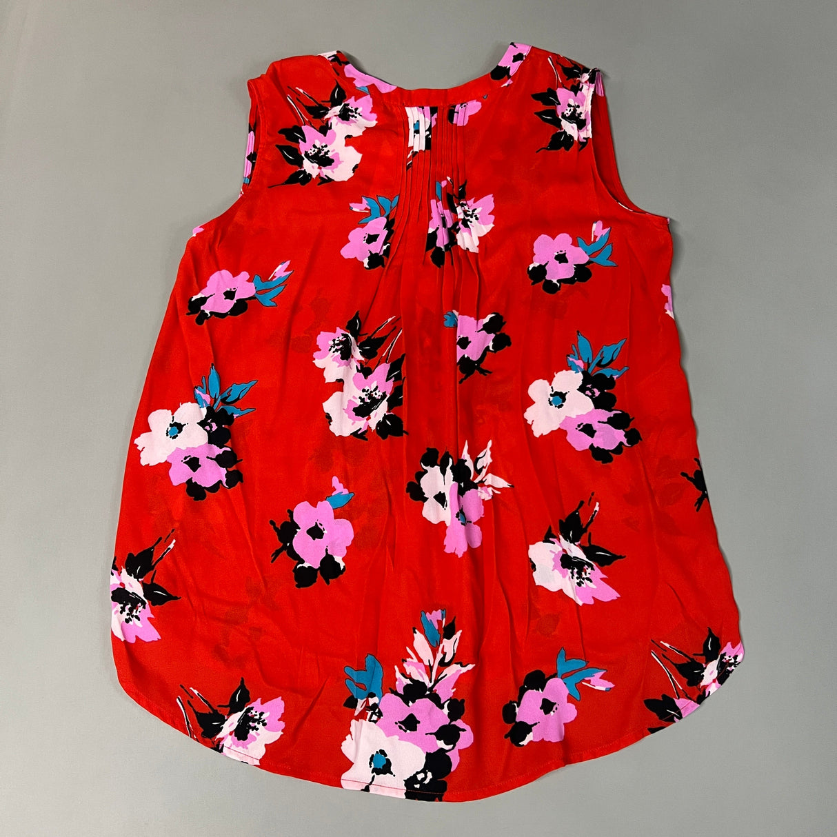 CHELSEA & THEODORE Sleeveless Blouse Women's Size M Red Floral Paisley 2165072 (NEW) from PayWut