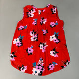 CHELSEA & THEODORE Sleeveless Blouse Women's Size M Red Floral Paisley 2165072 (NEW) from PayWut