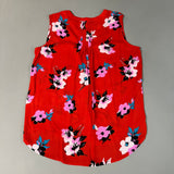 CHELSEA & THEODORE Sleeveless Blouse Women's Size L Red Floral Paisley 2165072 (NEW) from PayWut