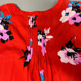 CHELSEA & THEODORE Sleeveless Blouse Women's Size L Red Floral Paisley 2165072 (NEW) from PayWut