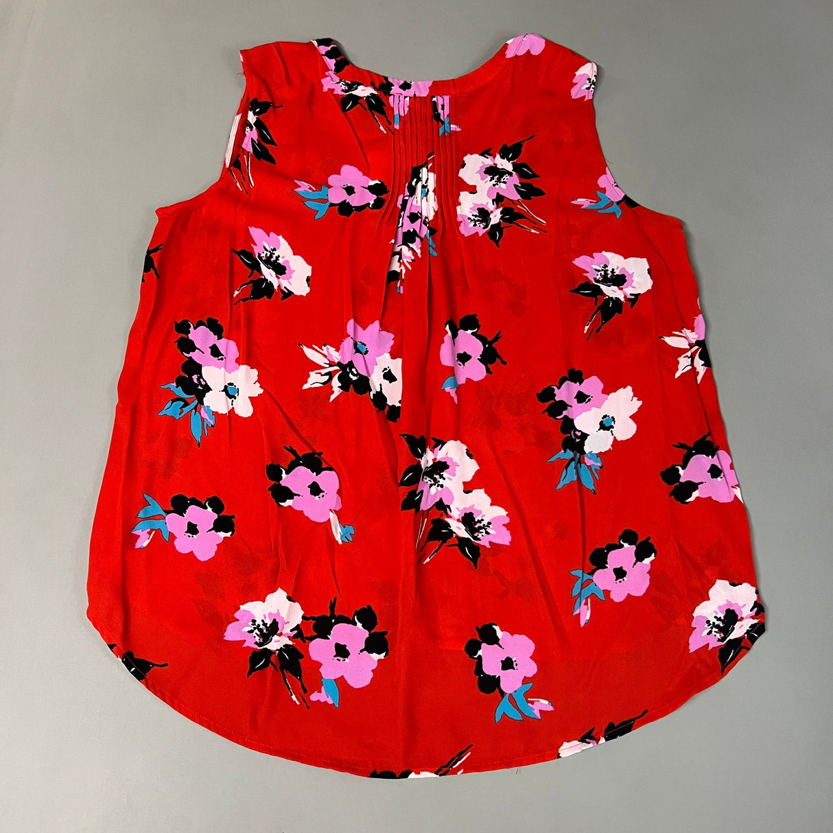 CHELSEA & THEODORE Sleeveless Blouse Women's Size XL Red Floral Paisley 2165072 (NEW) from PayWut