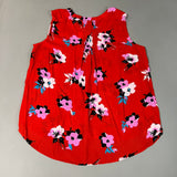 CHELSEA & THEODORE Sleeveless Blouse Women's Size XL Red Floral Paisley 2165072 (NEW) from PayWut