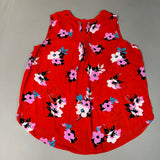 CHELSEA & THEODORE Sleeveless Blouse Women's Size XXL Red Floral Paisley 2165072 (NEW) from PayWut