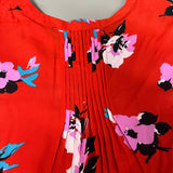 CHELSEA & THEODORE Sleeveless Blouse Women's Size XXL Red Floral Paisley 2165072 (NEW) from PayWut
